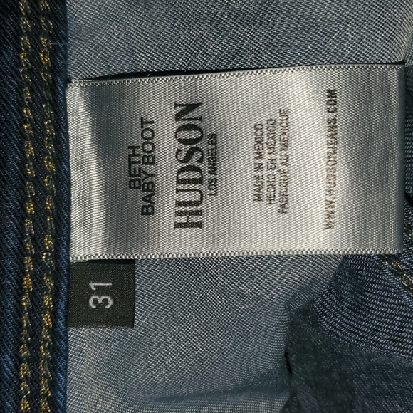 Hudson Beth Baby Boot Jeans Size 31 - Picture 13 of 16